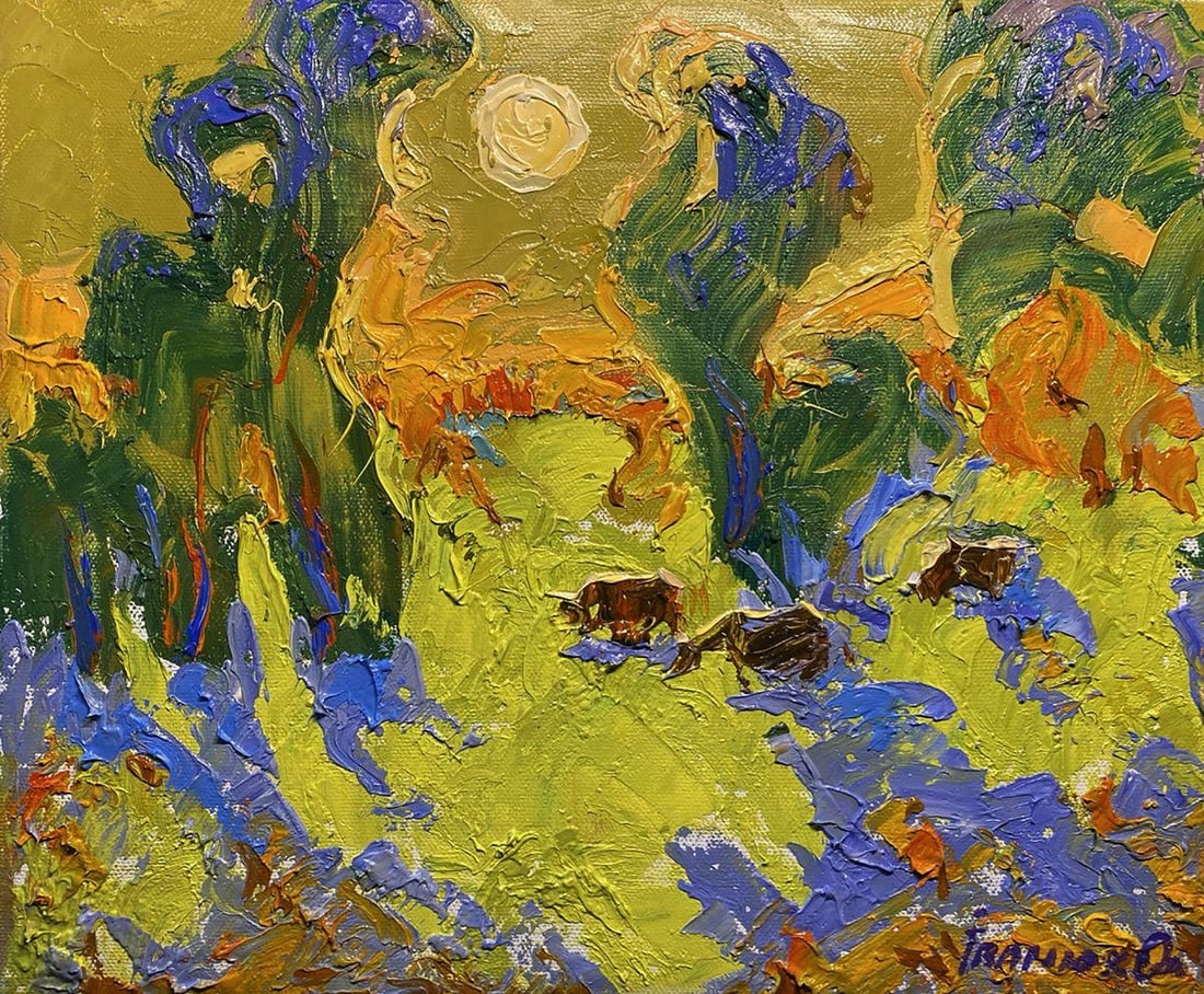 Oil painting Closer to evening Alex Kalenyuk (1 of 4)