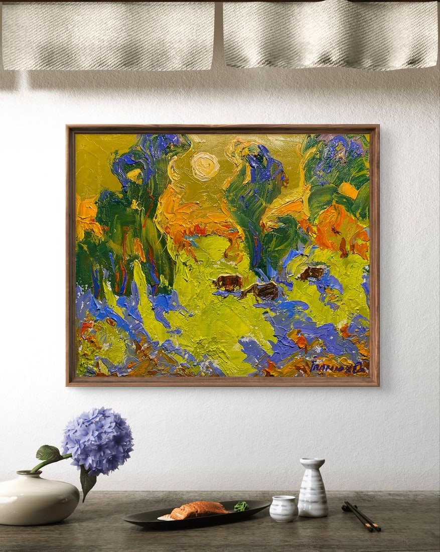 Oil painting Closer to evening Alex Kalenyuk - 2