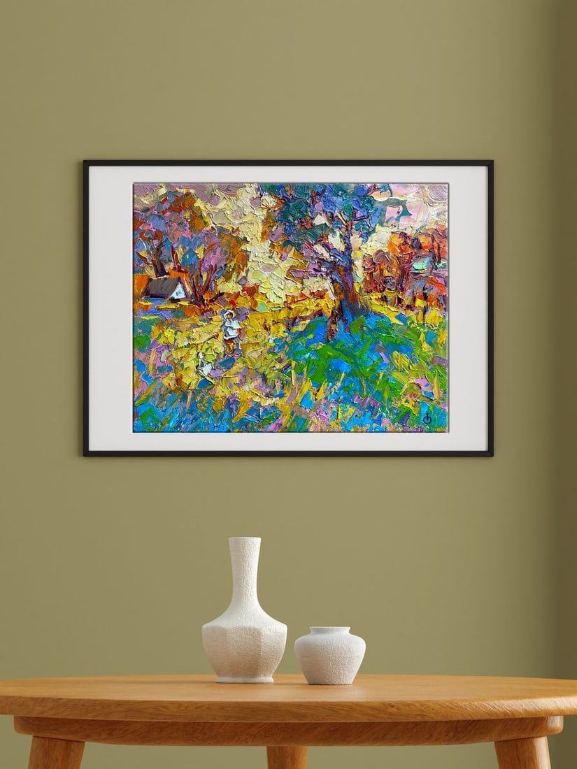 Oil painting Warm evening Alex Kalenyuk - 2