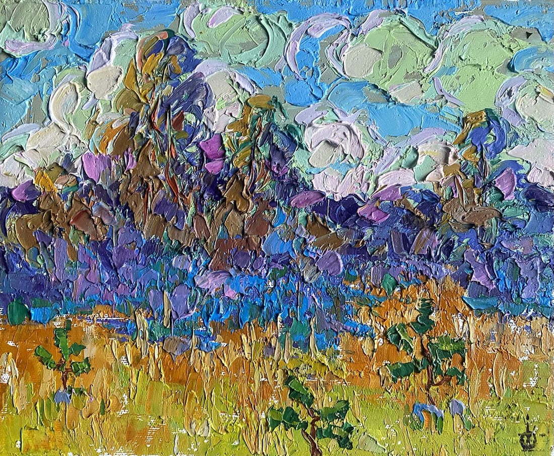 Oil painting On the edge of the forest Alex Kalenyuk (1 of 4)