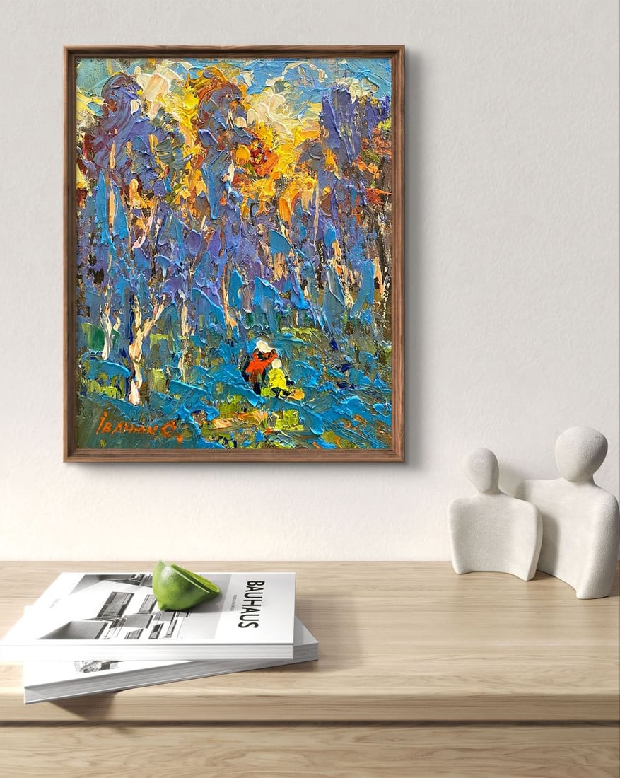 Oil painting Morning frost Alex Kalenyuk - 2