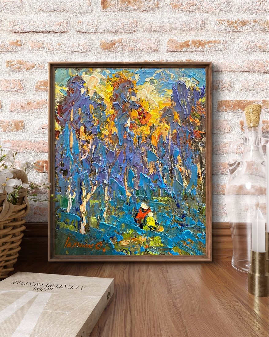 Oil painting Morning frost Alex Kalenyuk - 3