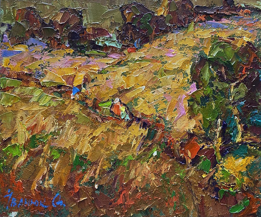 Oil painting Evening rays Alex Kalenyuk (1 of 8)