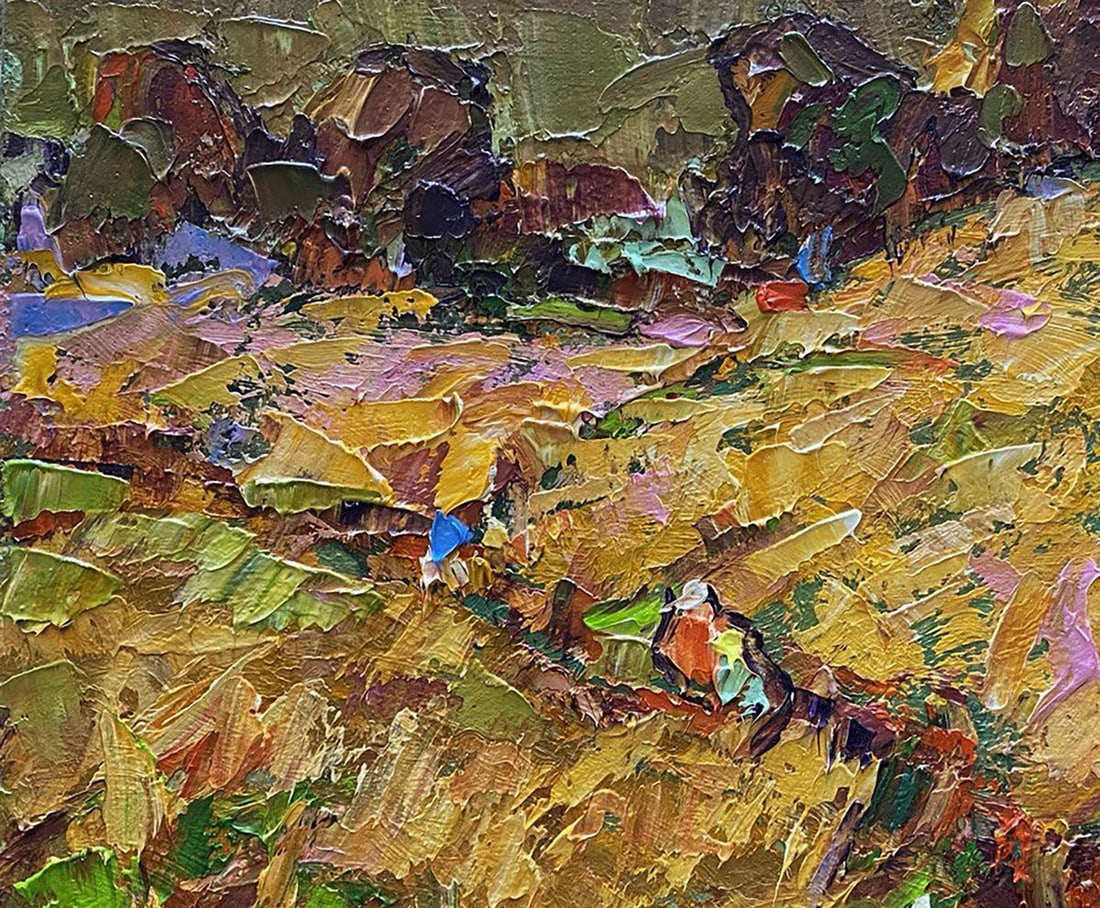 Oil painting Evening rays Alex Kalenyuk - 4