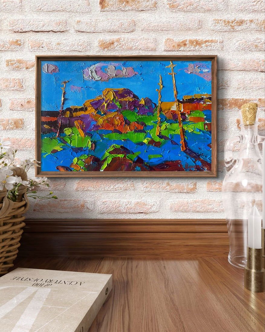 Oil painting Evening ray Alex Kalenyuk - 3