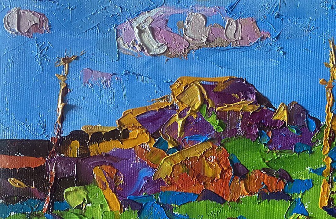 Oil painting Evening ray Alex Kalenyuk - 4