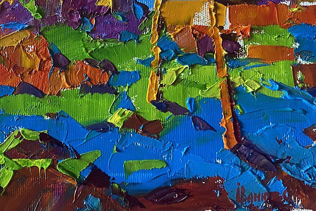 Oil painting Evening ray Alex Kalenyuk - 7