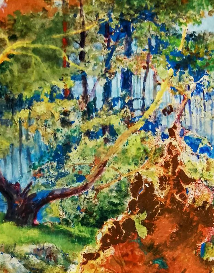 Oil painting In the fairy tale forest Vitaly Duhnevich - 3