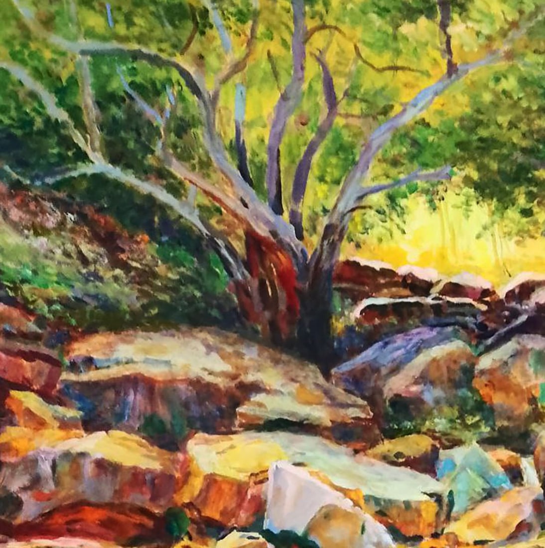 Oil painting Forest Lake Vitaly Duhnevich - 2