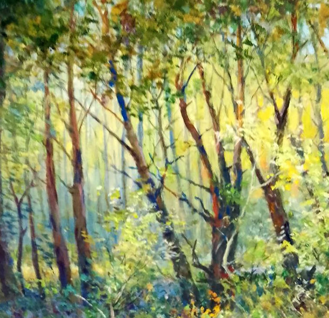 Oil painting Blooming forest Vitaly Duhnevich - 2