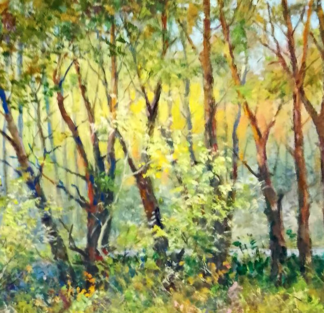 Oil painting Blooming forest Vitaly Duhnevich - 3