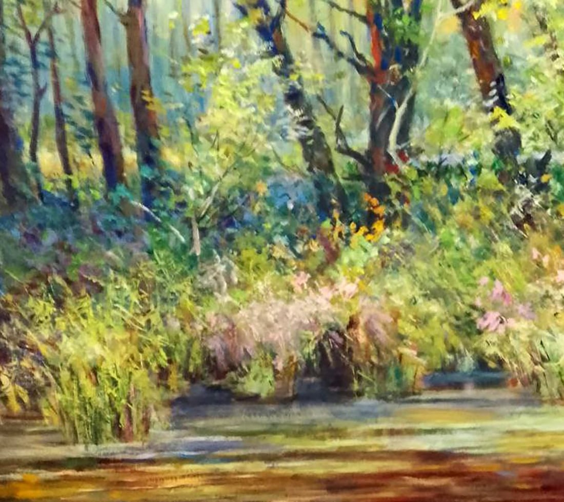 Oil painting Blooming forest Vitaly Duhnevich - 4