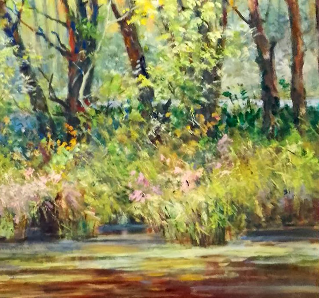 Oil painting Blooming forest Vitaly Duhnevich - 5