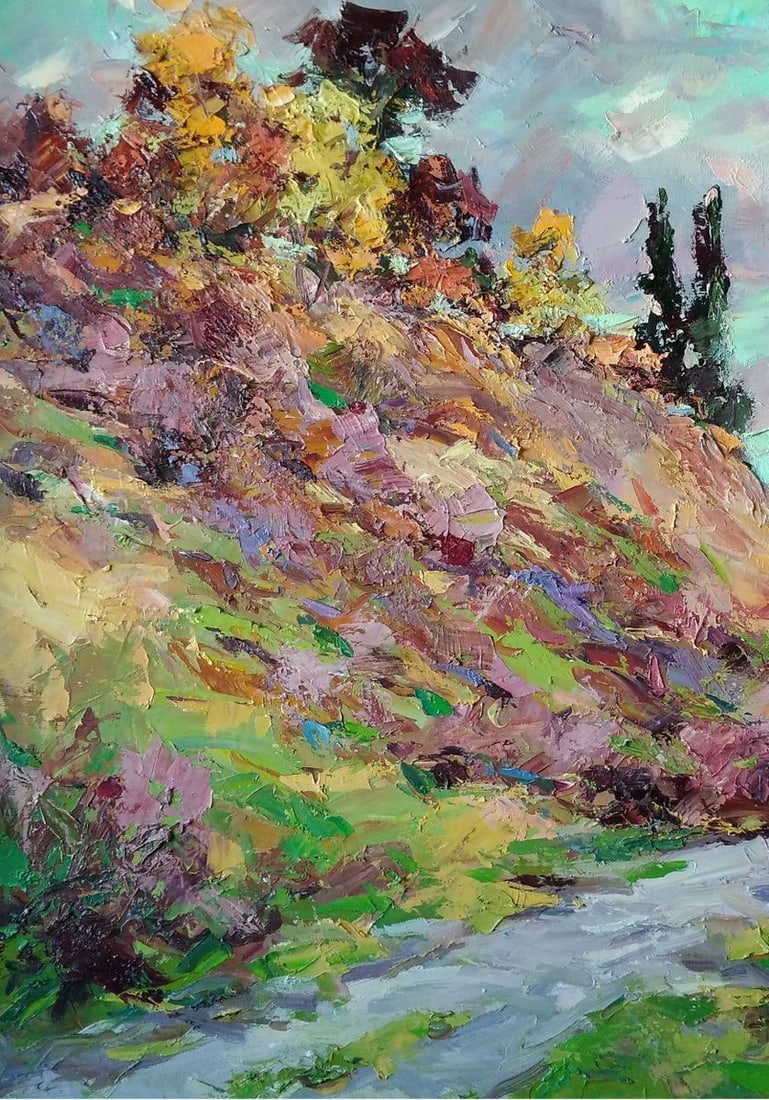 Oil painting Rainy day Alexander Nikolaevich Cherednichenko - 2