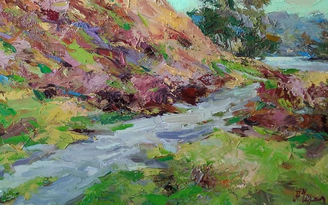 Oil painting Rainy day Alexander Nikolaevich Cherednichenko - 4