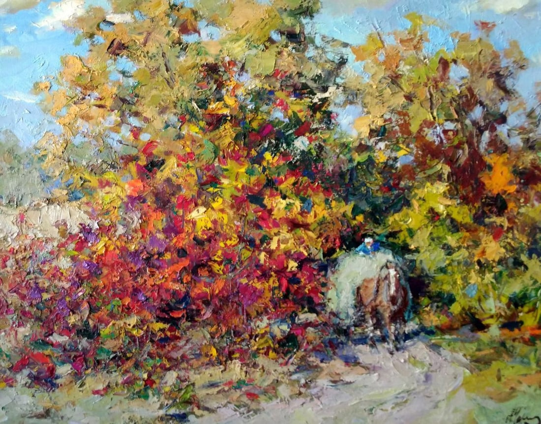 Oil painting Indian summer Alexander Nikolaevich Cherednichenko: Title: Oil painting Indian summer Alexander Nikolaevich Cherednichenko Description: №Cher 53 *** ABOUT THIS PAINTING *** * TITLE: "Indian summer" * ARTISTS: Alexander Nikolaevich Cherednichenko
