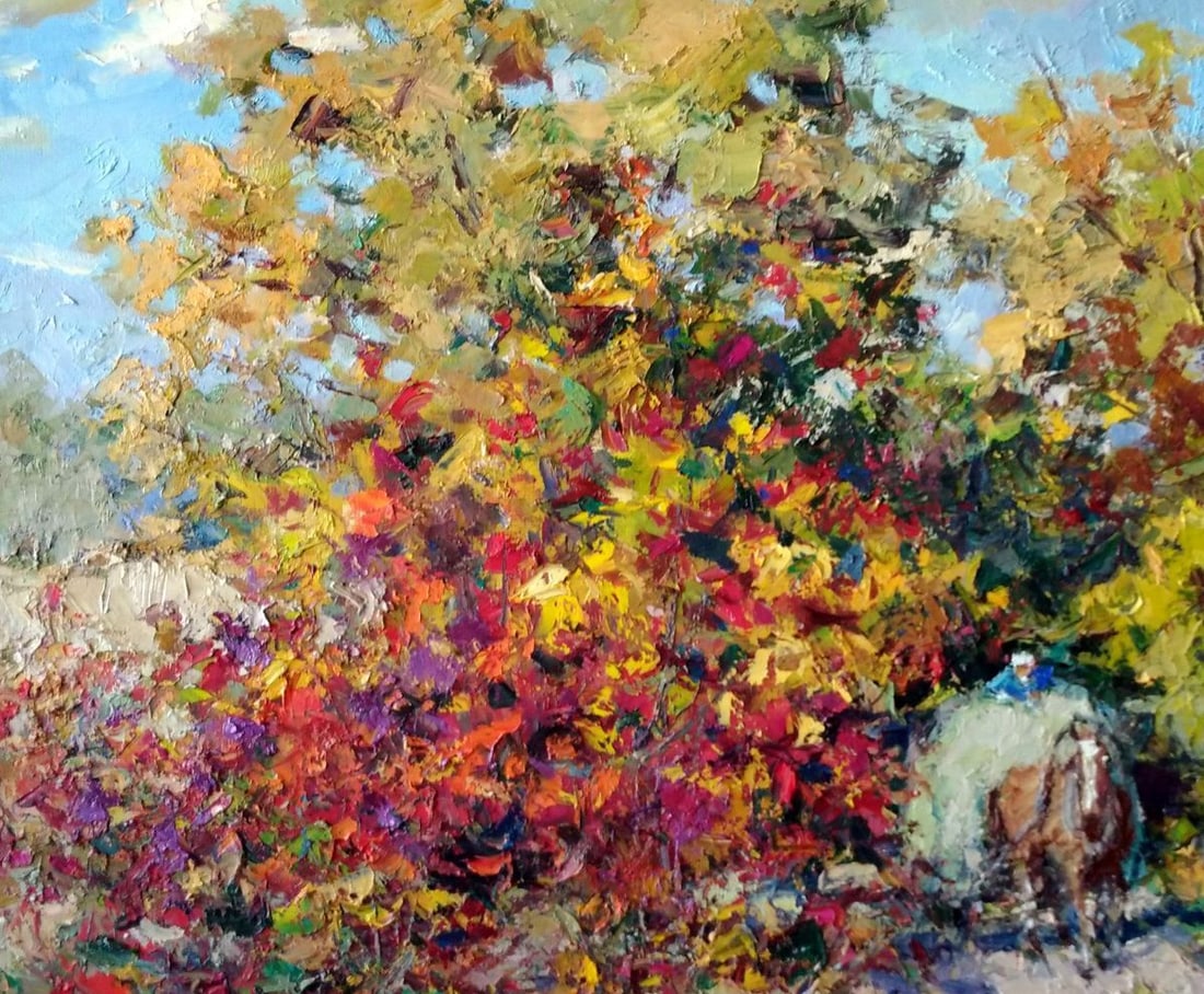 Oil painting Indian summer Alexander Nikolaevich Cherednichenko - 2