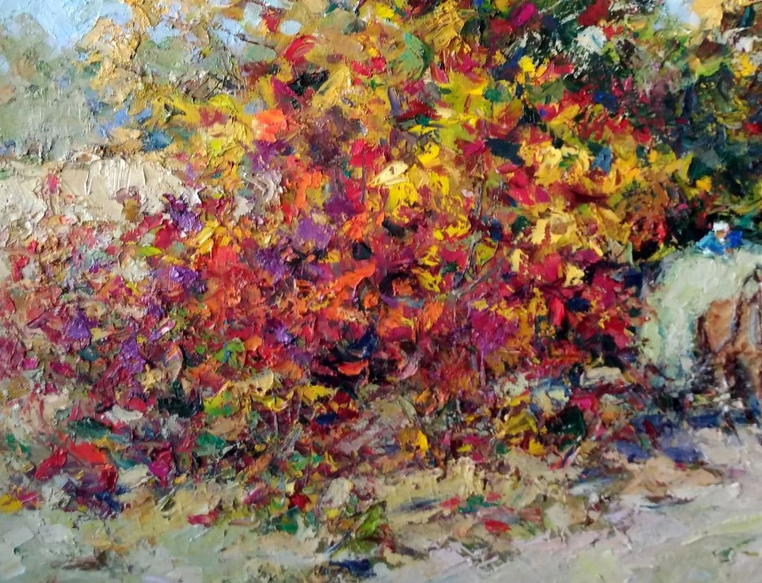 Oil painting Indian summer Alexander Nikolaevich Cherednichenko - 4