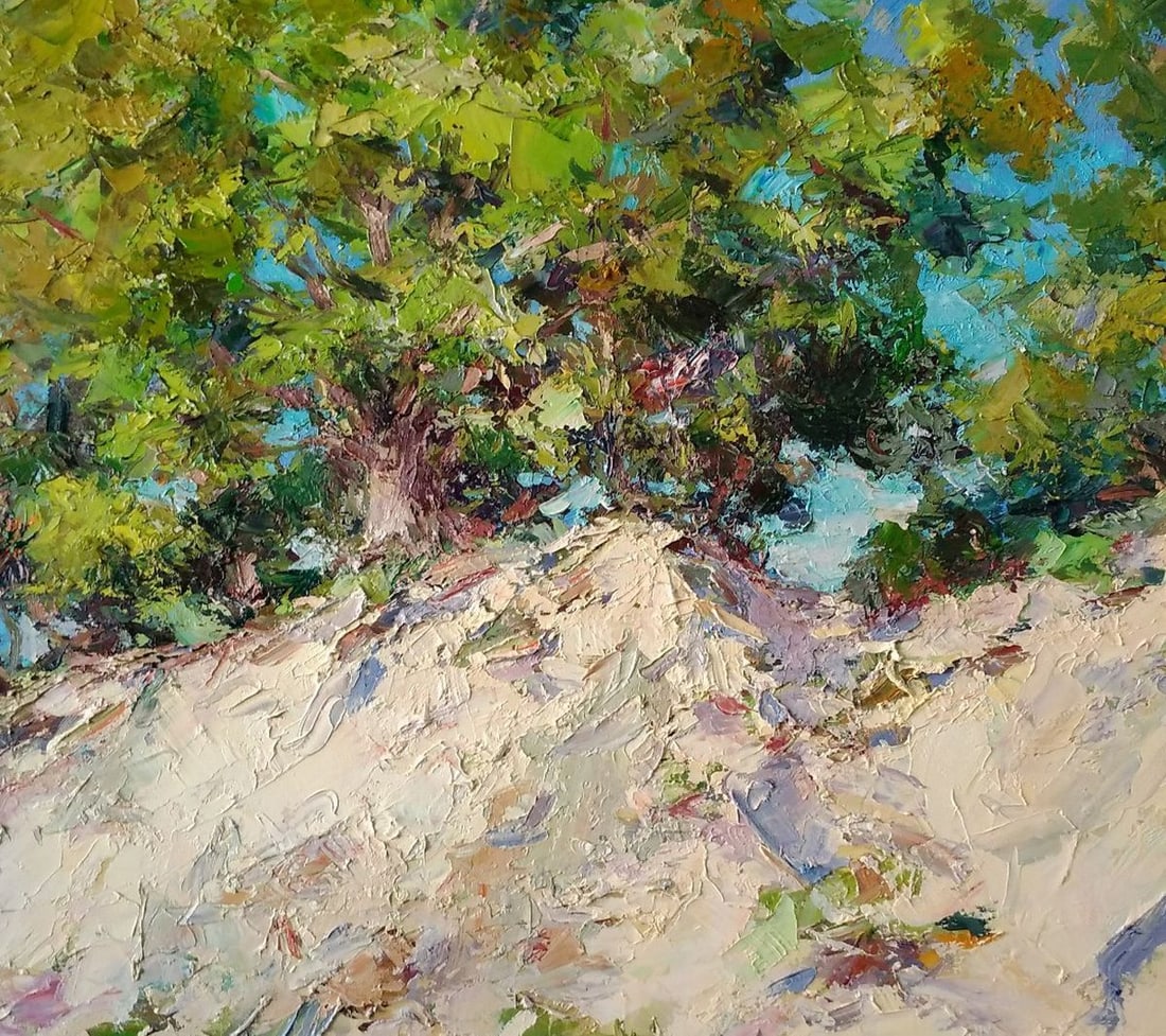 Oil painting Sunny hill Alexander Nikolaevich Cherednichenko - 3