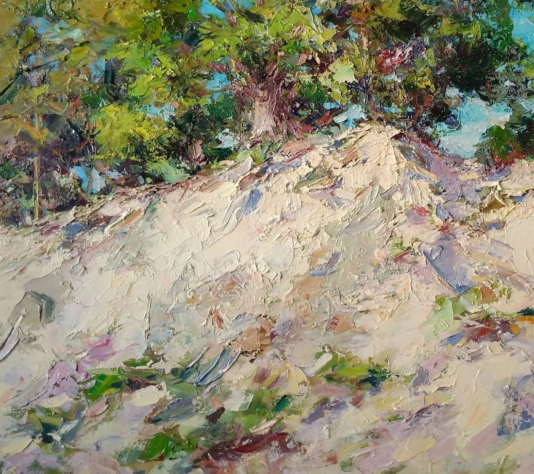 Oil painting Sunny hill Alexander Nikolaevich Cherednichenko - 5