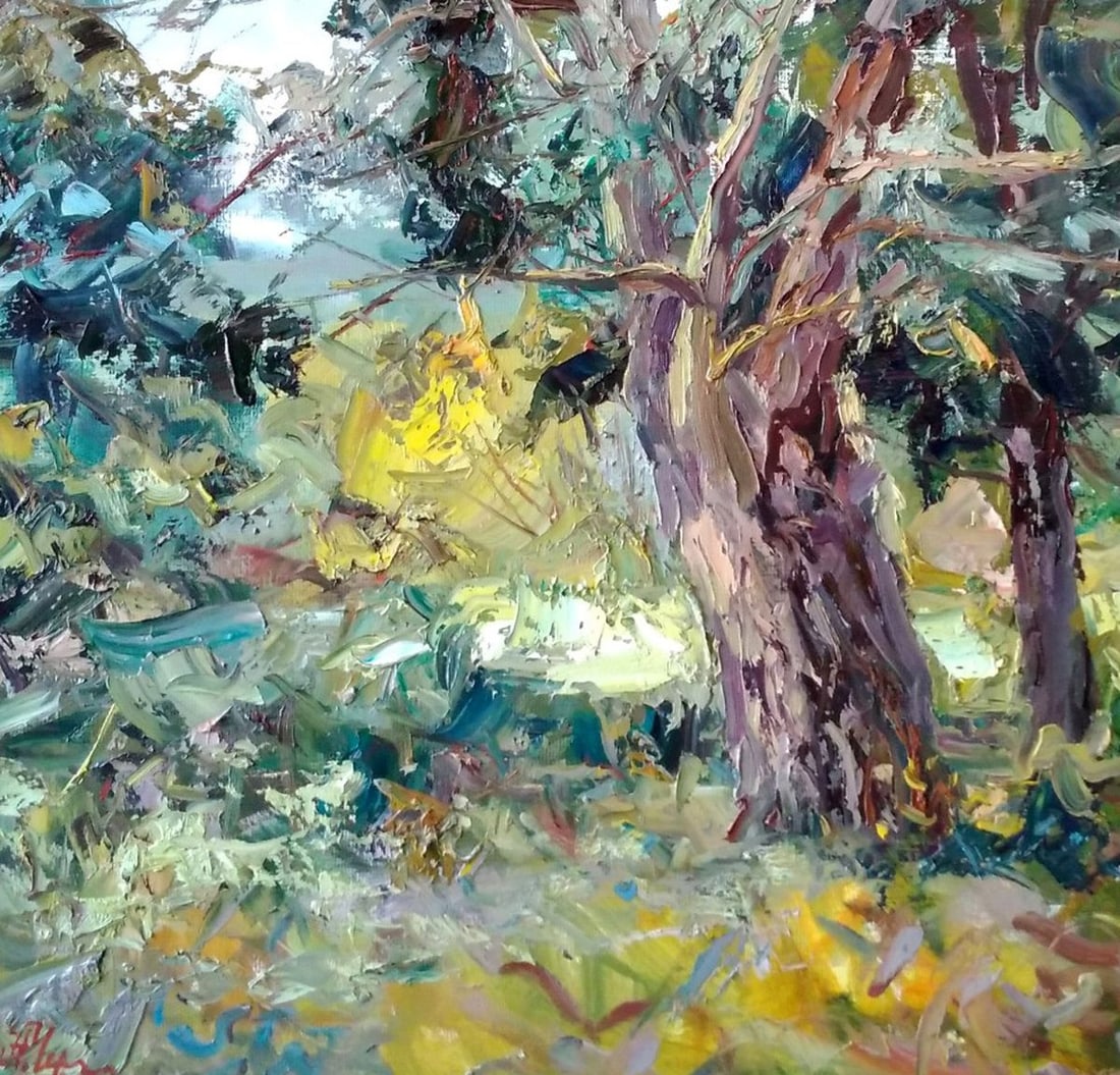 Oil painting Forest Glade Alexander Nikolaevich Cherednichenko - 2