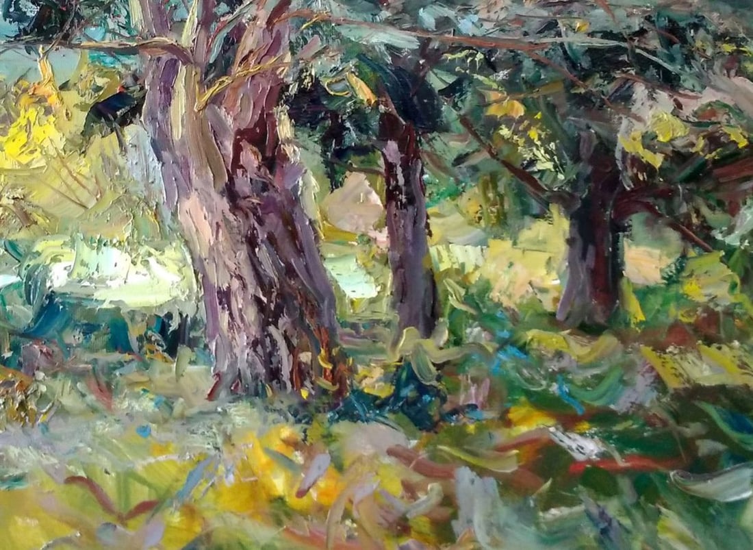 Oil painting Forest Glade Alexander Nikolaevich Cherednichenko - 4
