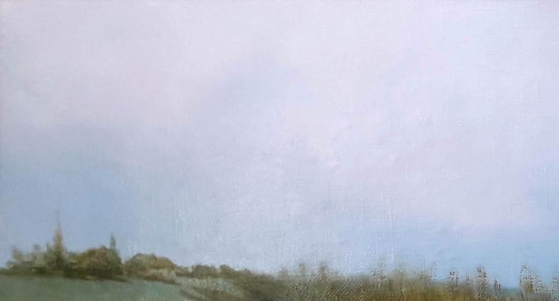 Oil painting The storks have arrived Korkishko Vasily - 3