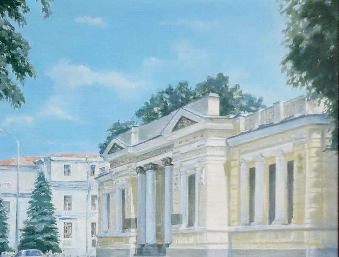 Oil painting Historical Museum in Dnipro Korkishko Vasily - 4