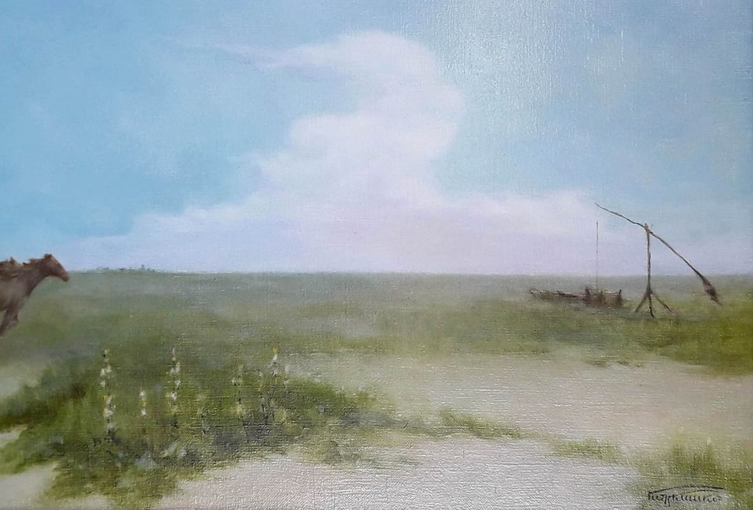 Oil painting To a watering hole Korkishko Vasily - 6