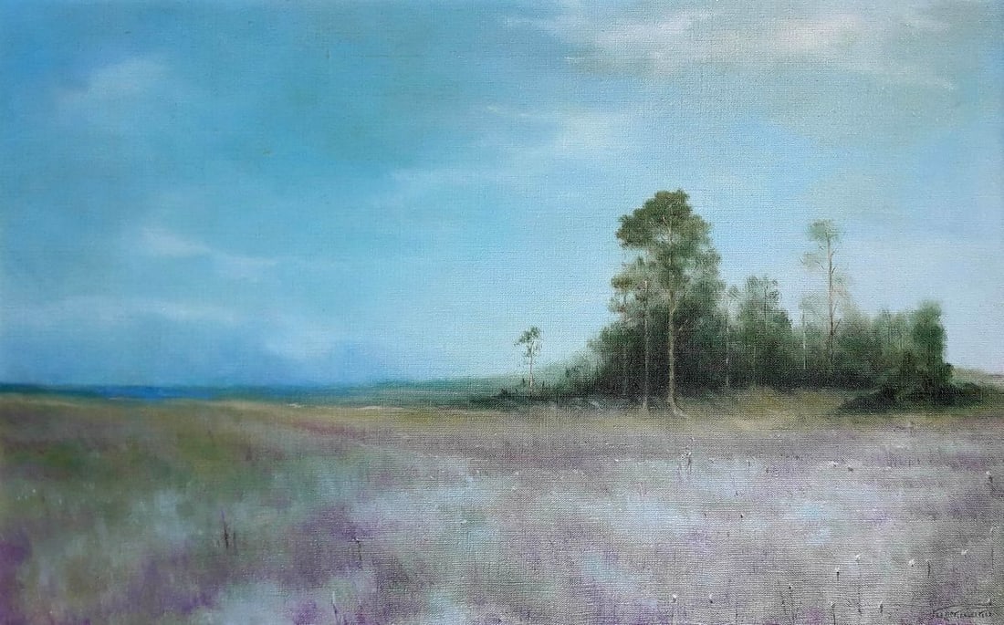 Oil painting Lavender blooms Korkishko Vasily - 2