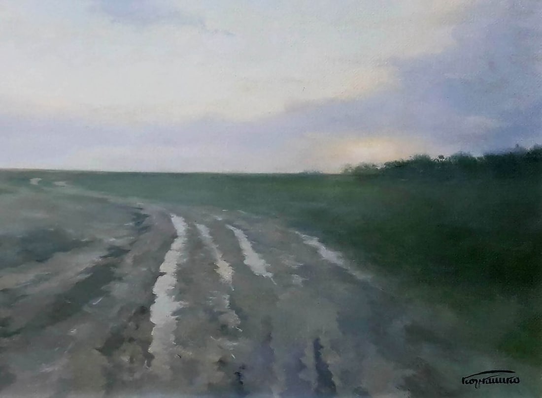 Oil painting After the rain Korkishko Vasily - 6