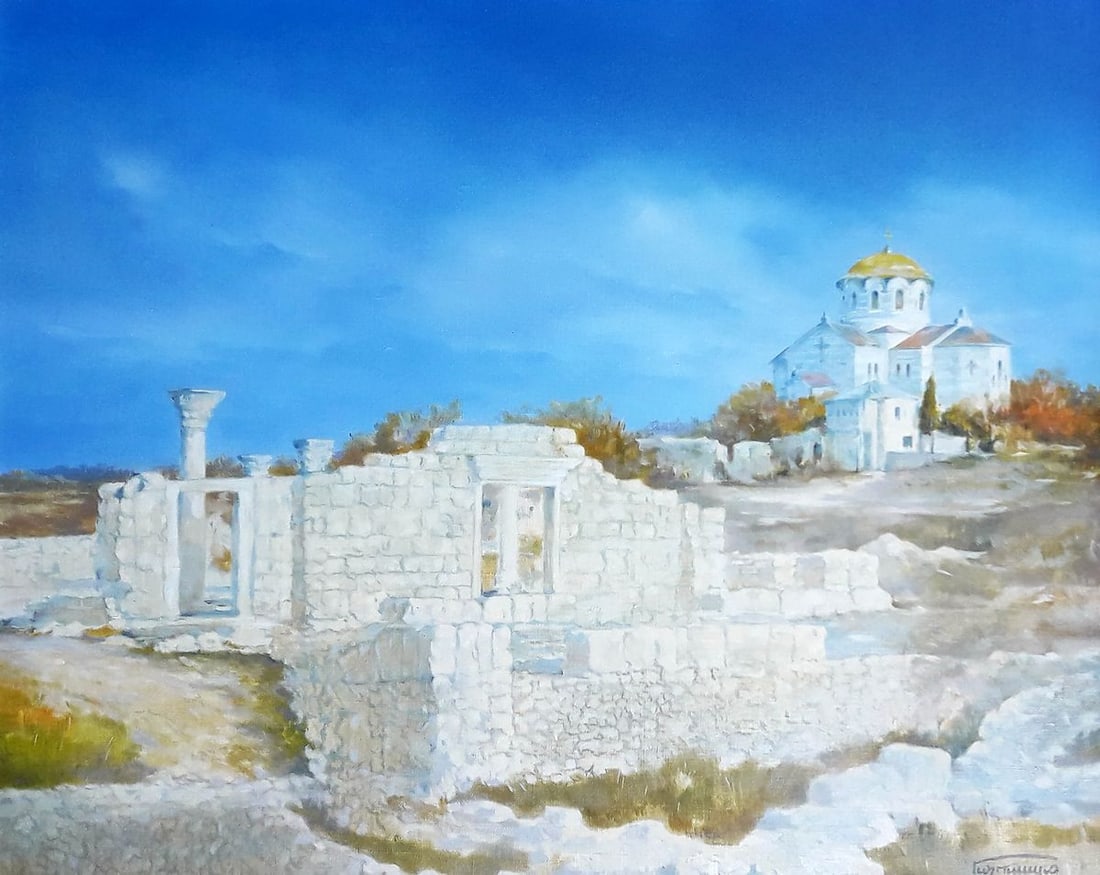 Oil painting Chersonesos Korkishko Vasily - 2
