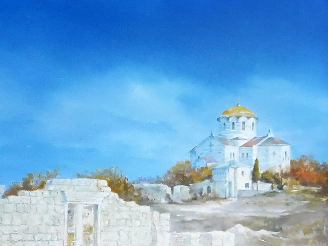 Oil painting Chersonesos Korkishko Vasily - 4