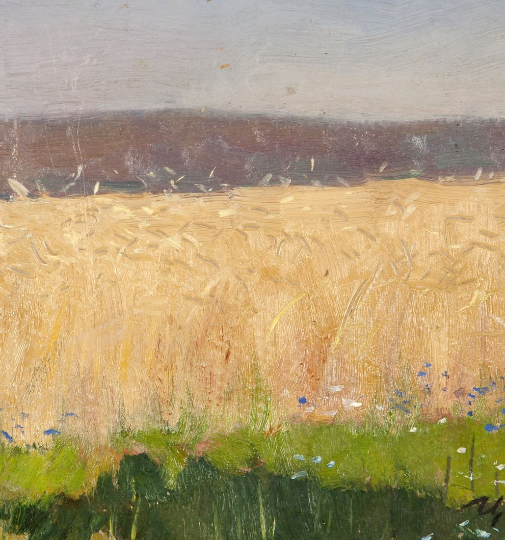 Oil Painting Landscape Fields Ivan Kirillovich Tsyupka Landscape - 6