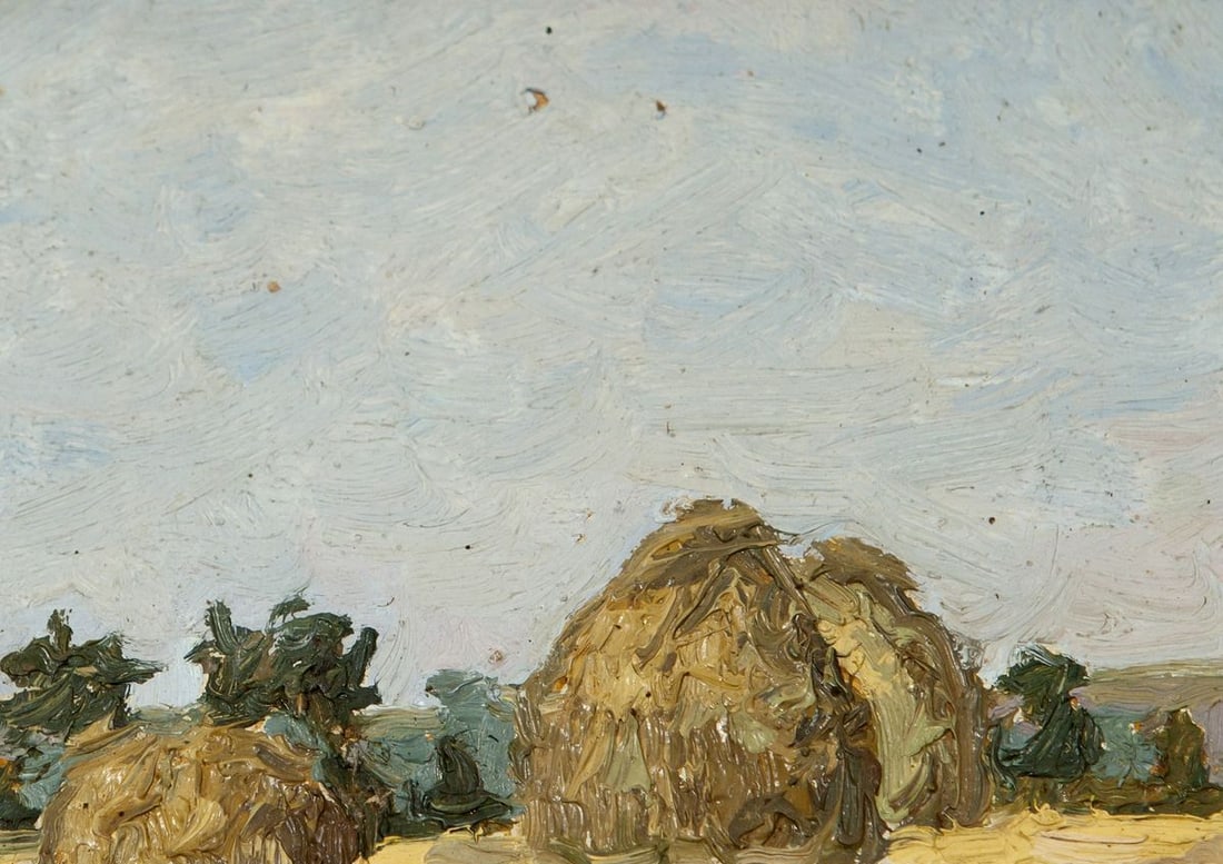 Antique Landscape in Oil - 5