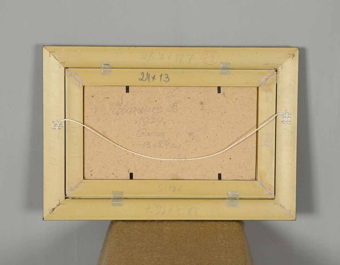 Antique Landscape in Oil - 8