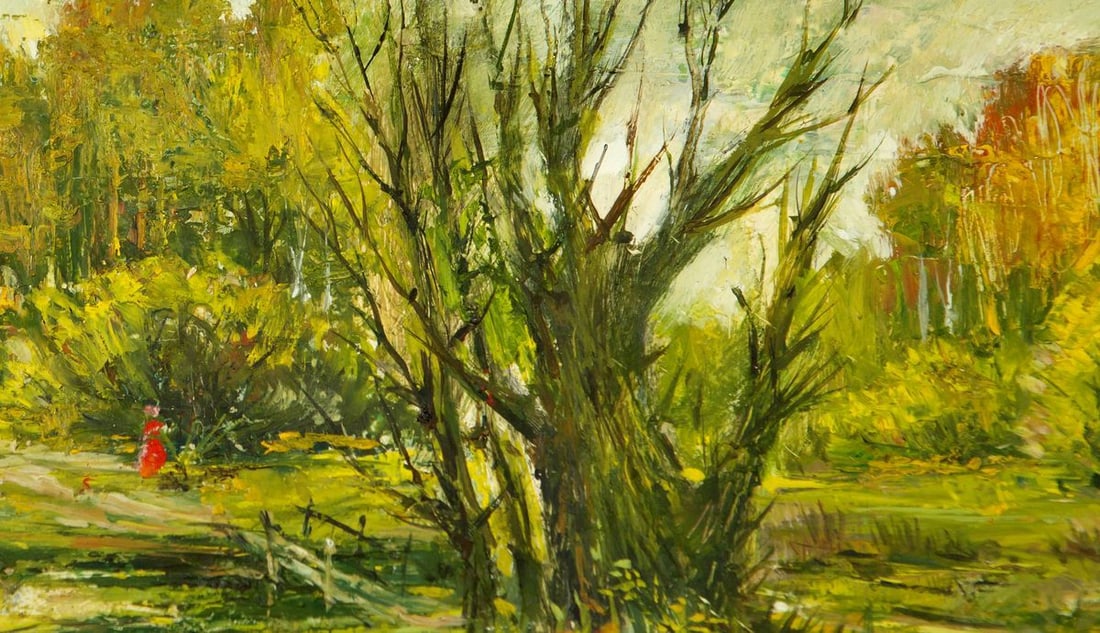 Oil Painting In the Forest - 5