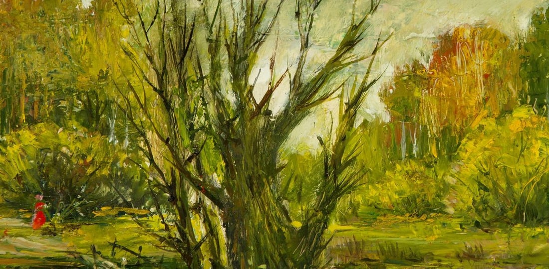 Oil Painting In the Forest - 6