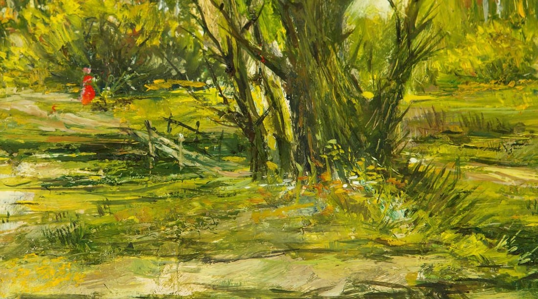 Oil Painting In the Forest - 7