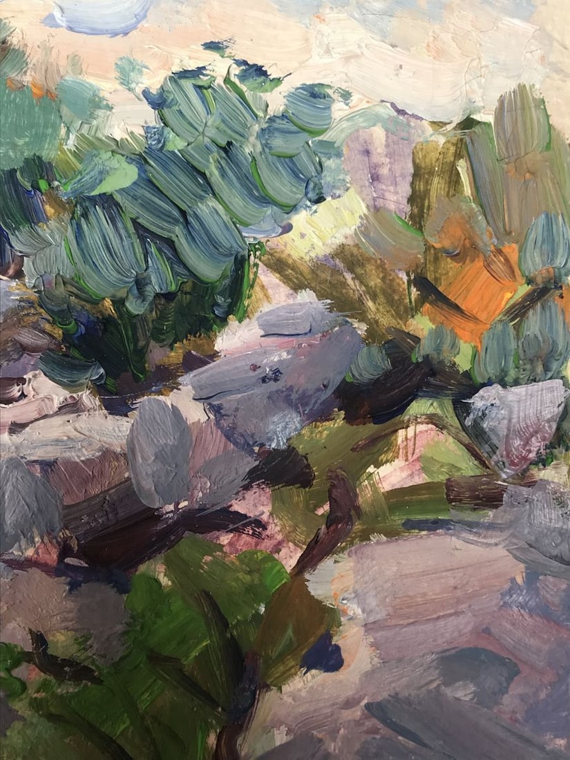 Oil painting Hiking in the mountains Kuzeminsky Nikolay Borisovich - 7