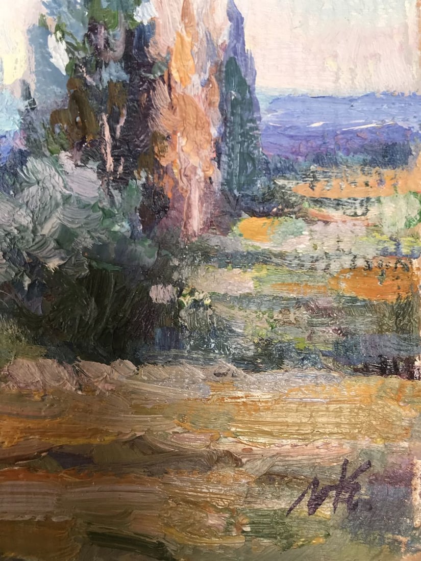 Oil painting Kakhovka reservoir Kuzeminsky Nikolay Borisovich - 10