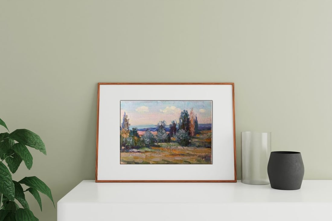 Oil painting Kakhovka reservoir Kuzeminsky Nikolay Borisovich - 3