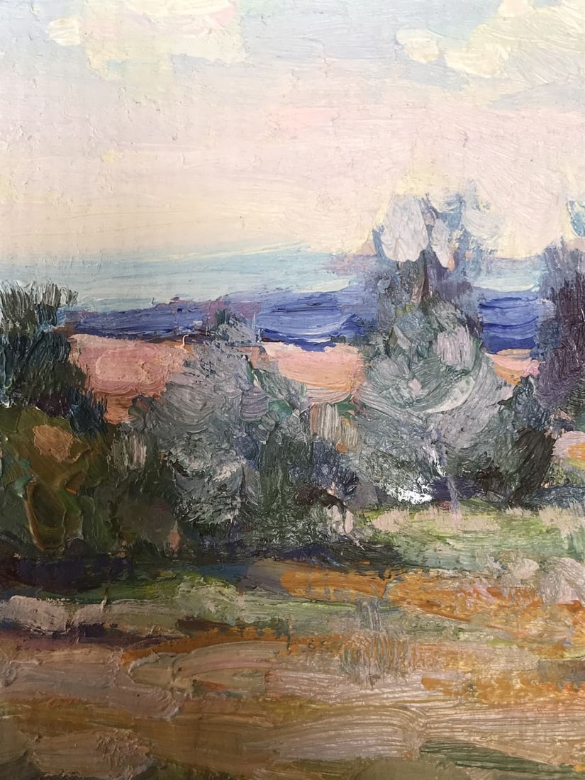 Oil painting Kakhovka reservoir Kuzeminsky Nikolay Borisovich - 5