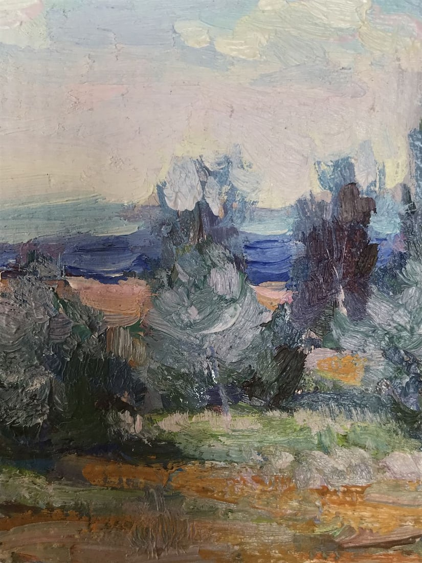 Oil painting Kakhovka reservoir Kuzeminsky Nikolay Borisovich - 6