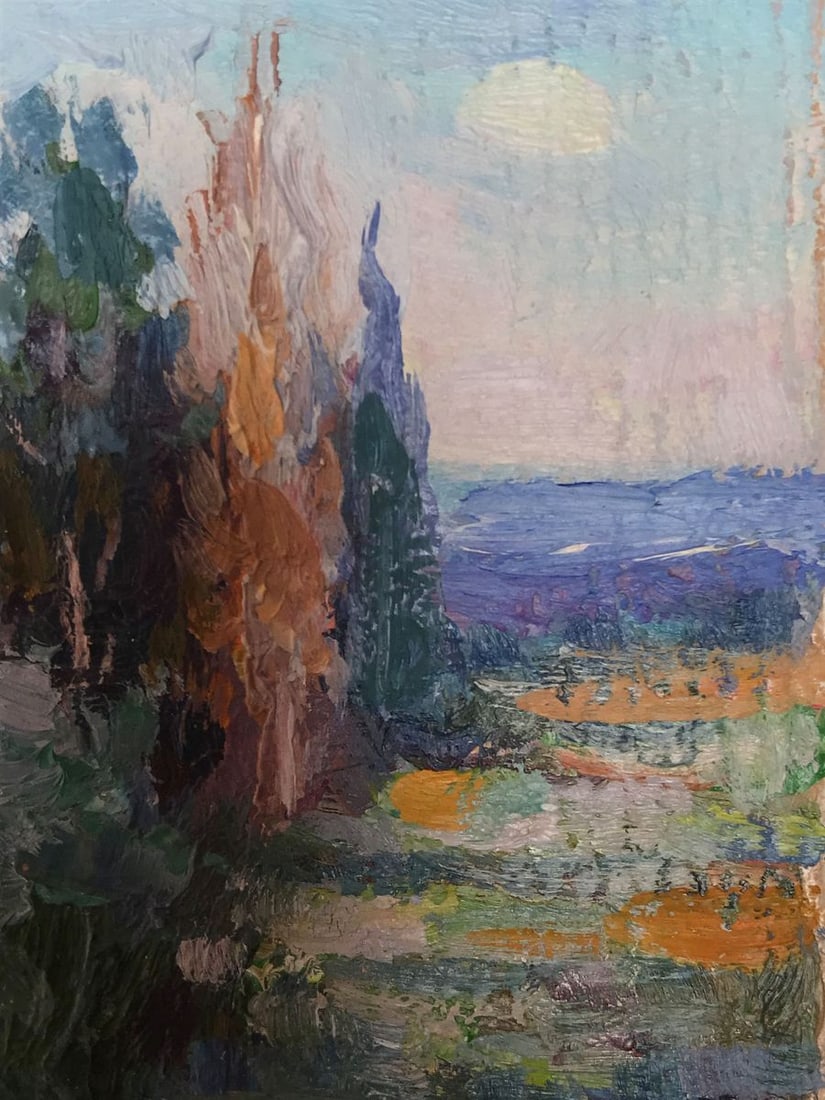 Oil painting Kakhovka reservoir Kuzeminsky Nikolay Borisovich - 9