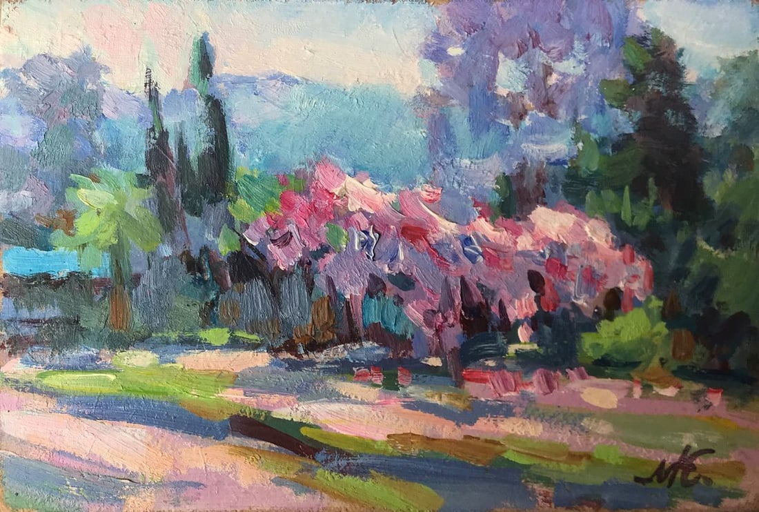 Oil painting Yaltan landscape Kuzeminsky Nikolay Borisovich (1 of 11)