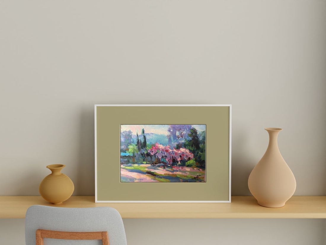 Oil painting Yaltan landscape Kuzeminsky Nikolay Borisovich - 2