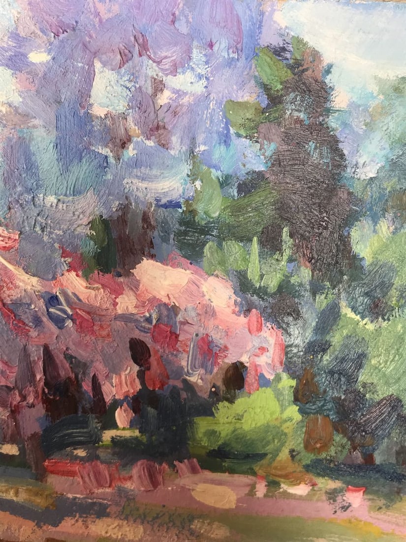 Oil painting Yaltan landscape Kuzeminsky Nikolay Borisovich - 7