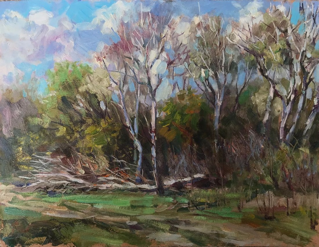 Oil painting Old forest Kuzeminsky Nikolay Borisovich (1 of 11)