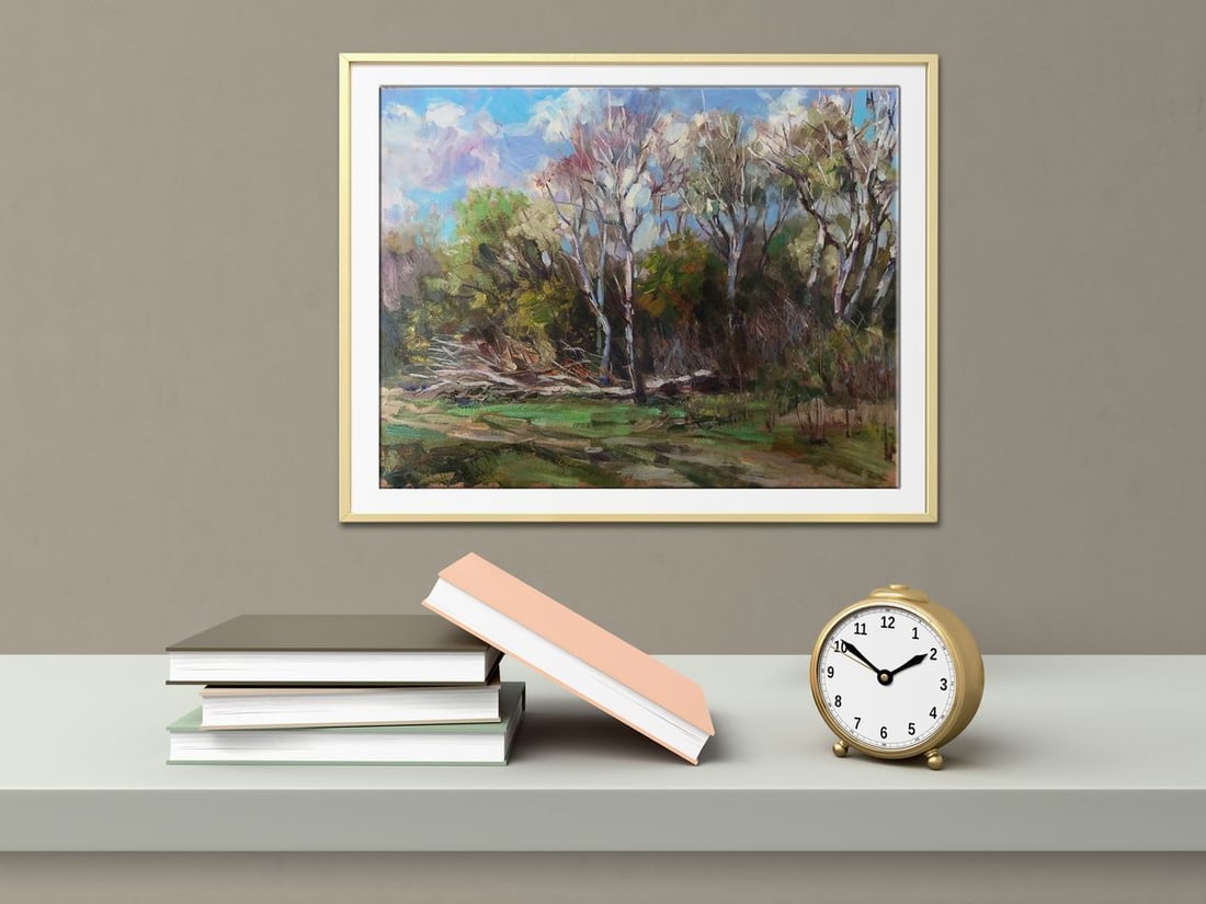 Oil painting Old forest Kuzeminsky Nikolay Borisovich - 2